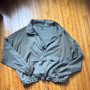 Old Navy Green Utility Jacket with Relaxed Silhouette